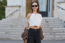 Jeansy culotte z Reserved