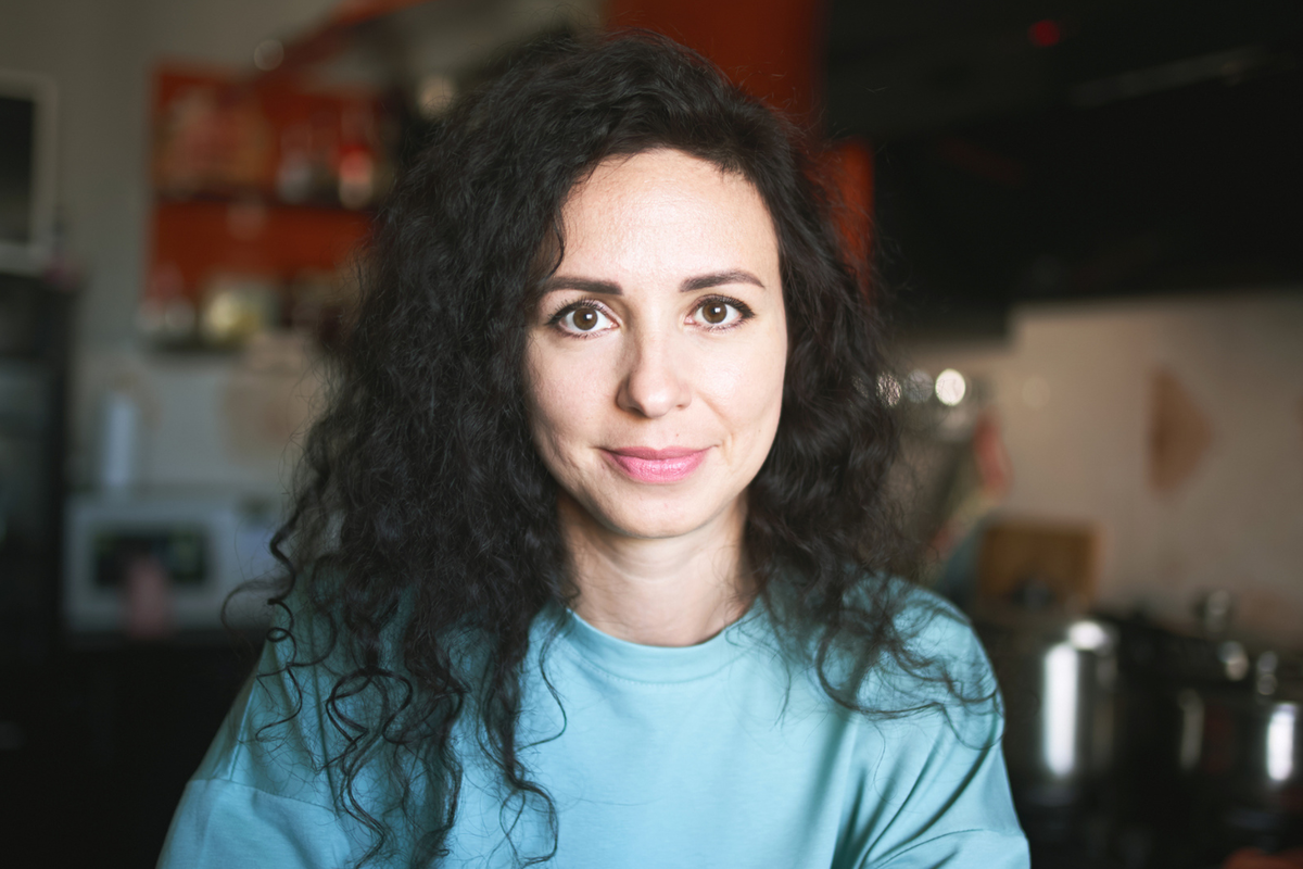 poważna kobieta