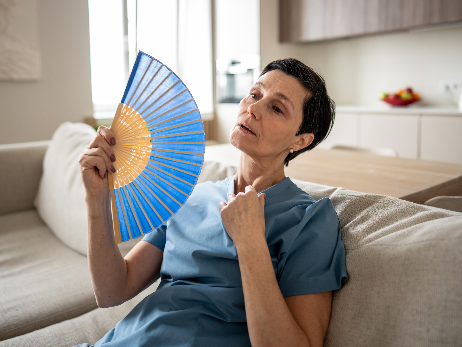 menopauza a upały