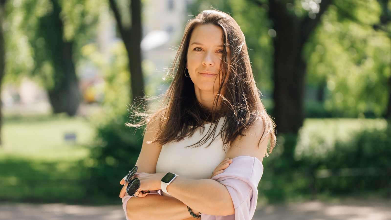 pewna siebie kobieta
