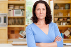 poważna kobieta