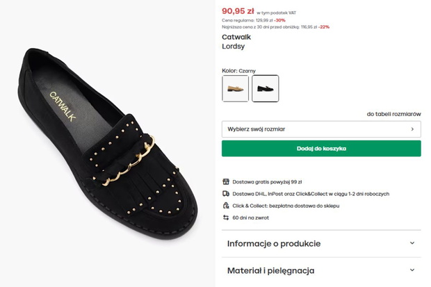 Loafersy z Deichmanna