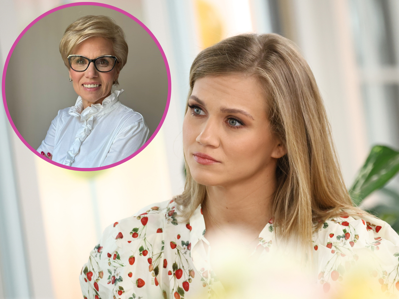 Agnieszka Kaczorowska i mediatorka Małgorzata Bohosiewicz-Suchoń o sharentingu