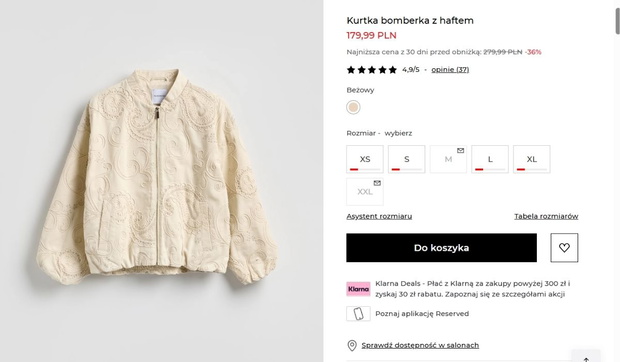 Kurtka z Reserved