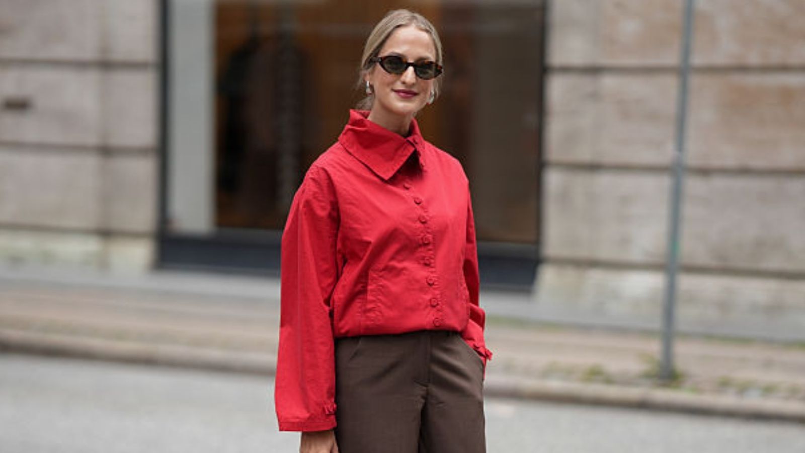 Czerwona koszula