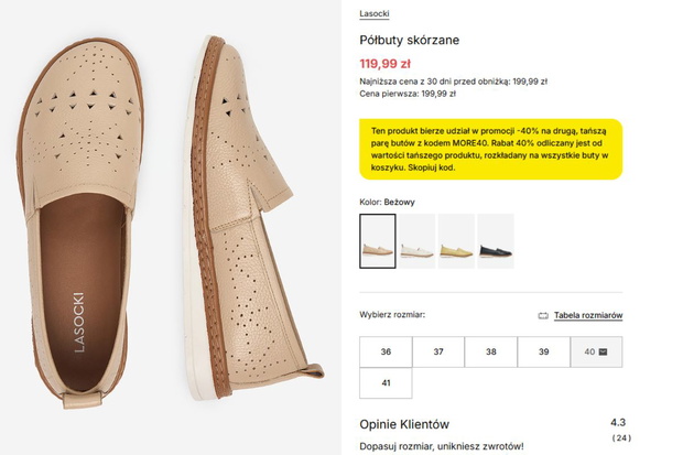 Półbuty Lasocki z CCC