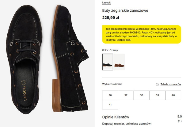 Boat shoes Lasocki z CCC