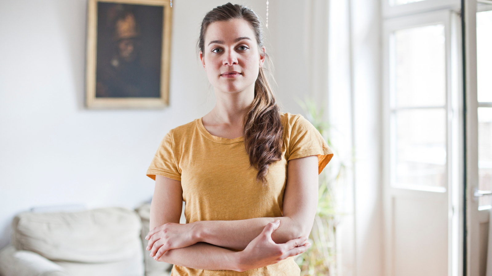 pewna siebie kobieta