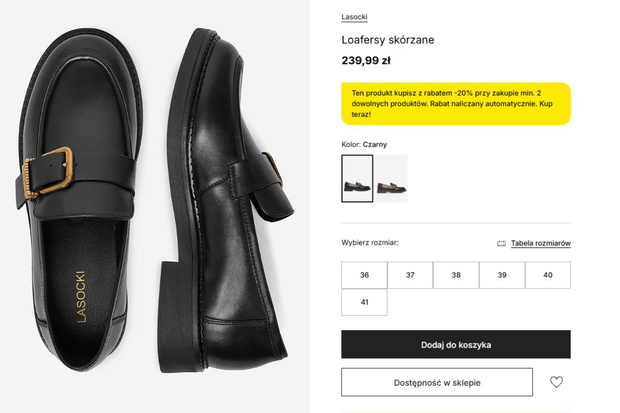 Loafersy Lasocki z CCC