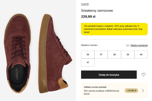Zamszowe sneakersy Lasocki z CCC