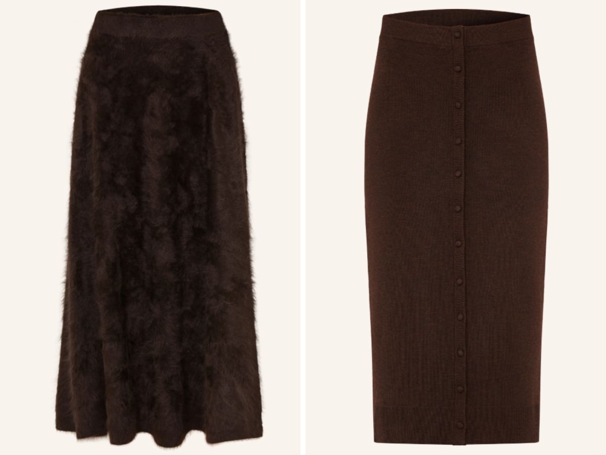 Dzianinowa spódnica IRIS von ARNIM / VICTORIA BECKHAM 
