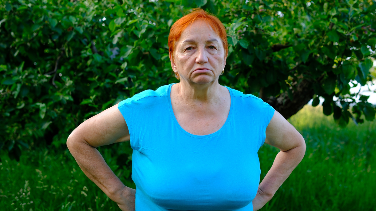 rozczarowana kobieta