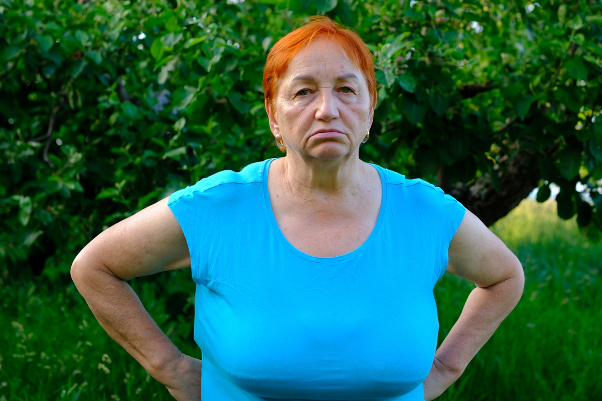 rozczarowana kobieta