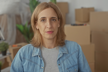 zmartwiona kobieta