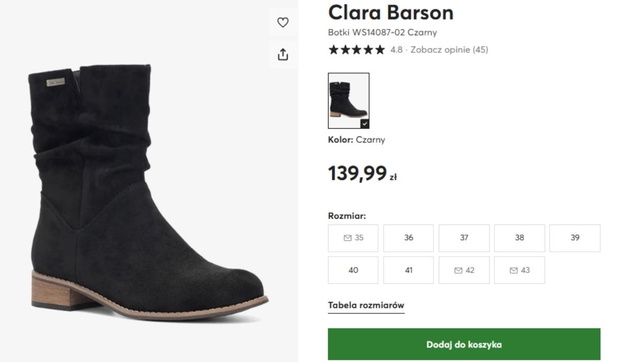 Botki Clara Barson