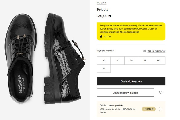 Półbuty GO SOFT z CCC
