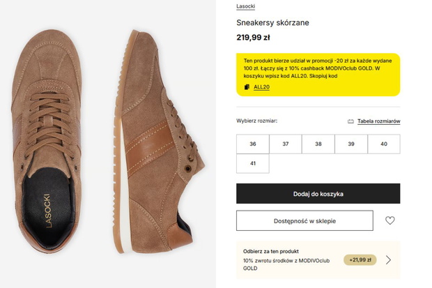 Sneakersy Lasocki z CCC