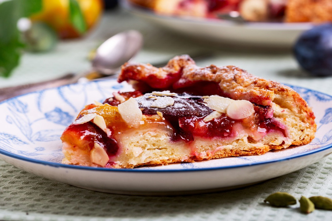galette ze śliwkami