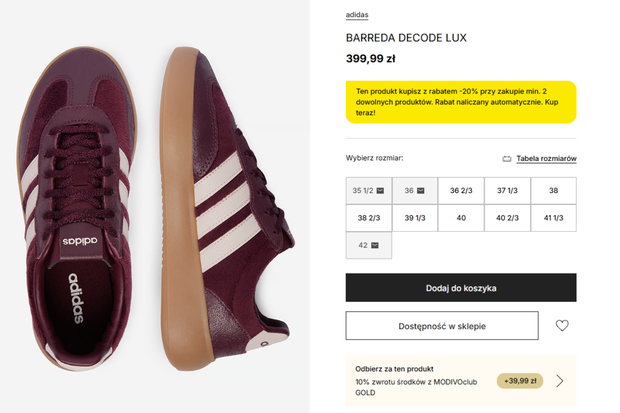 Buty Adidas w CCC