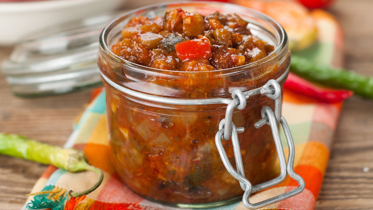 caponata w słoiku