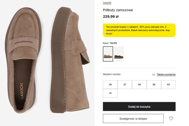 Loafersy Lasocki z CCC 