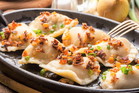 jesienne pierogi z grzybami