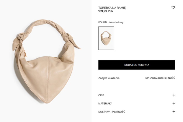 Scarf bag z H&M