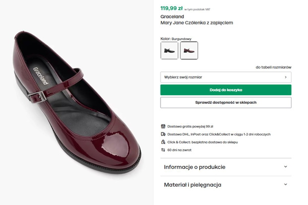 Burgundowe buty na jesień 2026