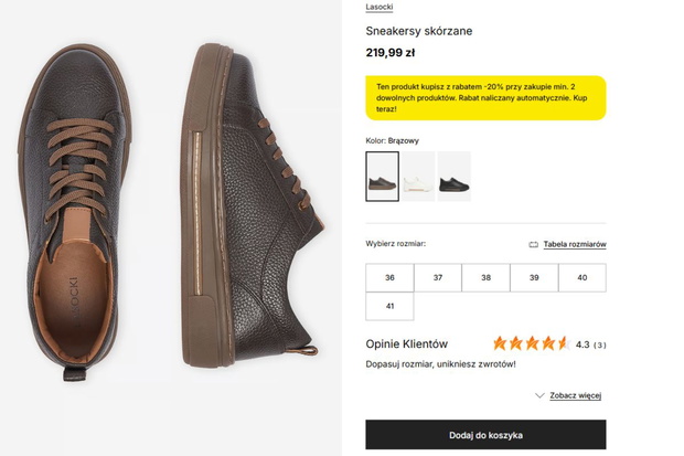 Sneakersy Lasocki z CCC