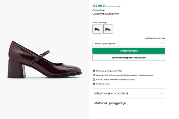 Czółenka z Deichmanna