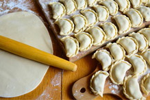 ciasto na pierogi z zaparzaną mąką