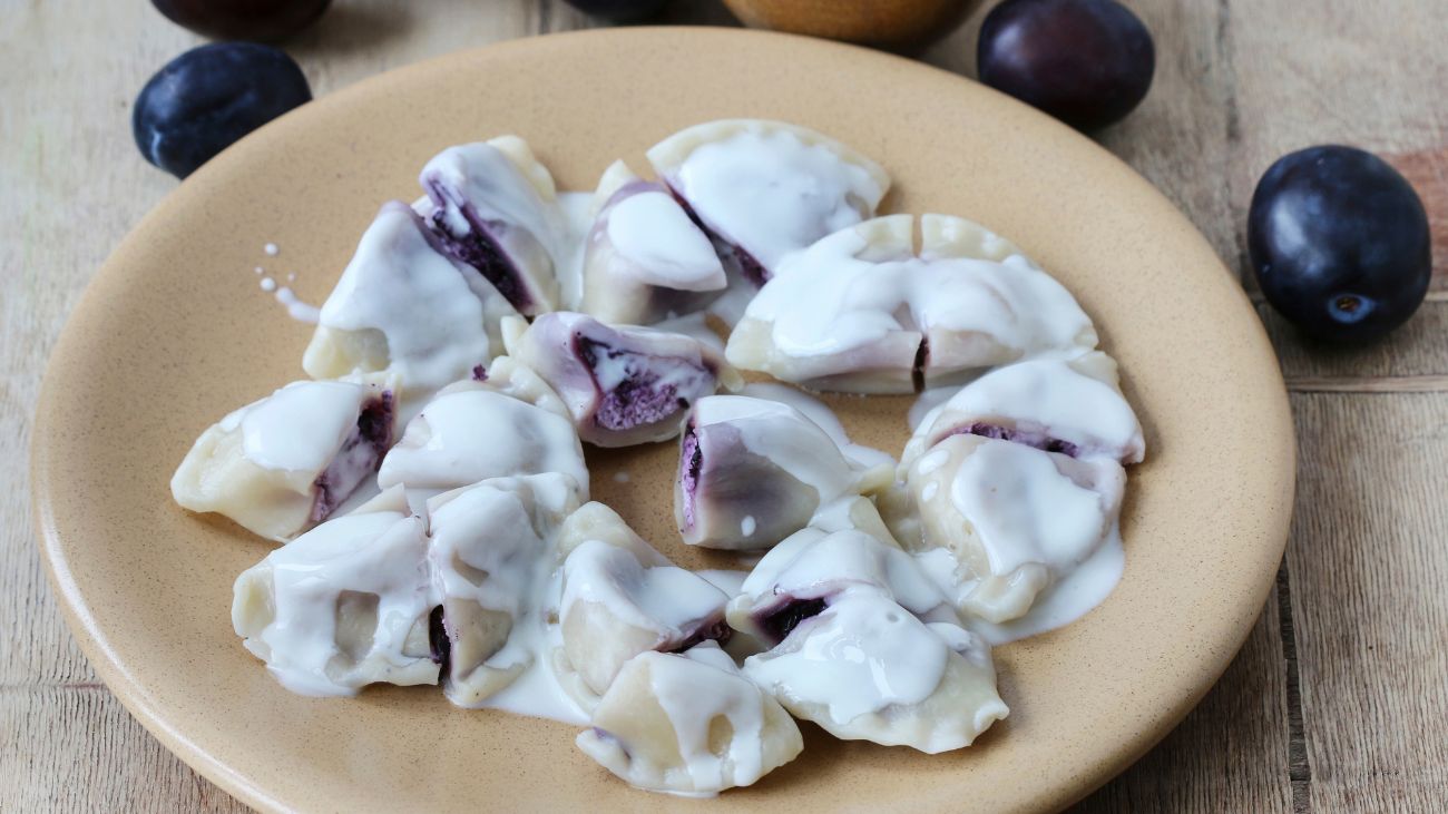 pierogi ze śliwkami