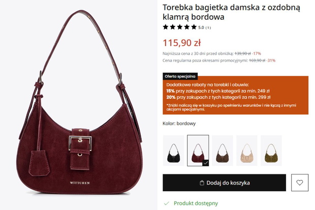 Jesienna torebka Wittchen