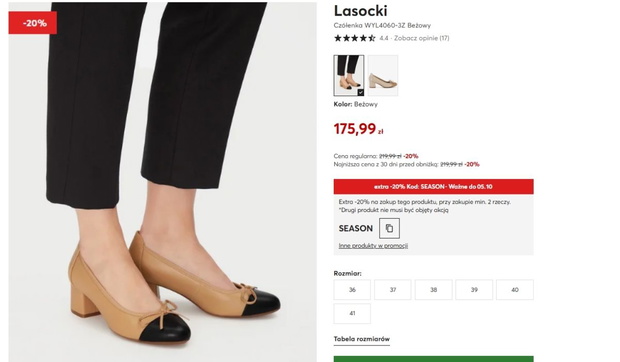 Czółenka Lasocki