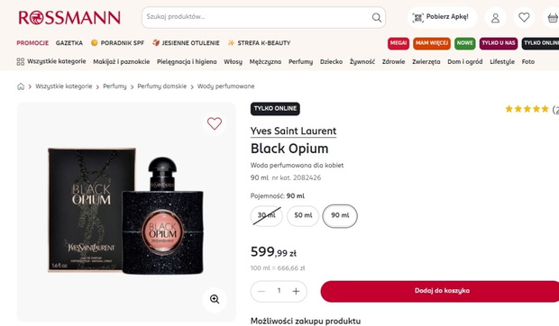 Perfumy na jesień YSL