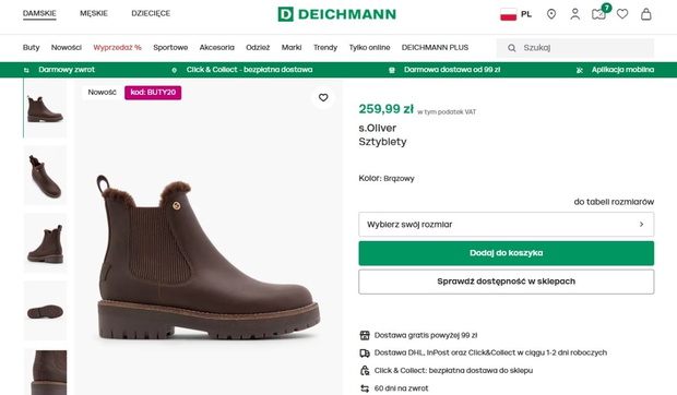 Sztyblety z Deichmann