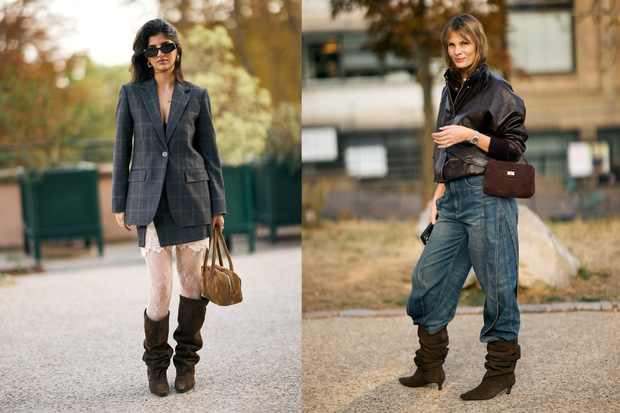 Modne buty na jesień 2026 - slouchy shoes