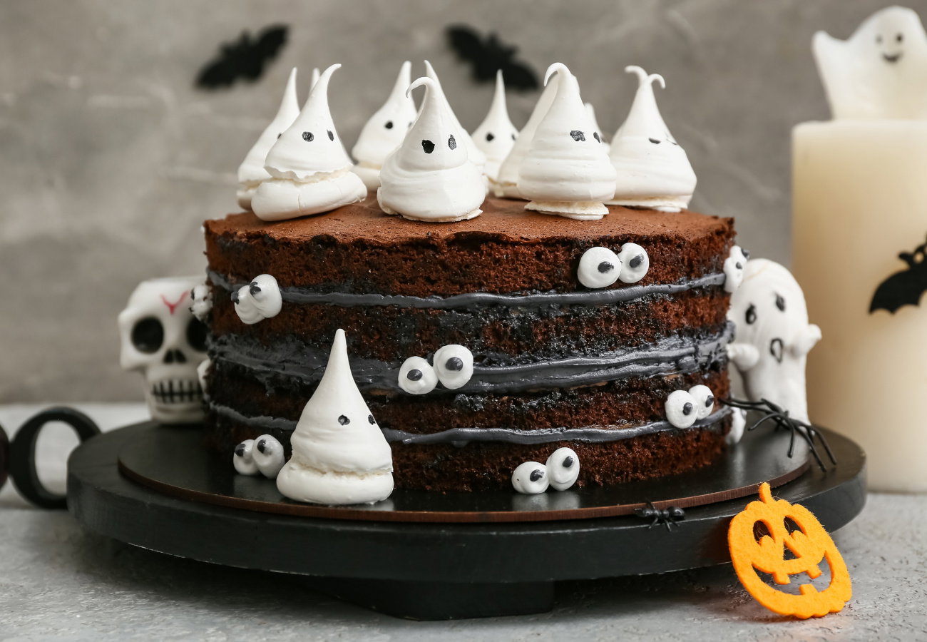 ciasto czekoladowe na halloween