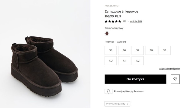 Śniegowce z Reserved