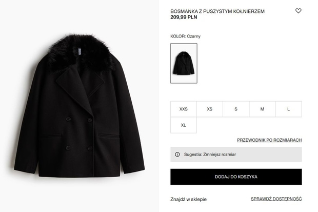 Bosmanka z H&M 