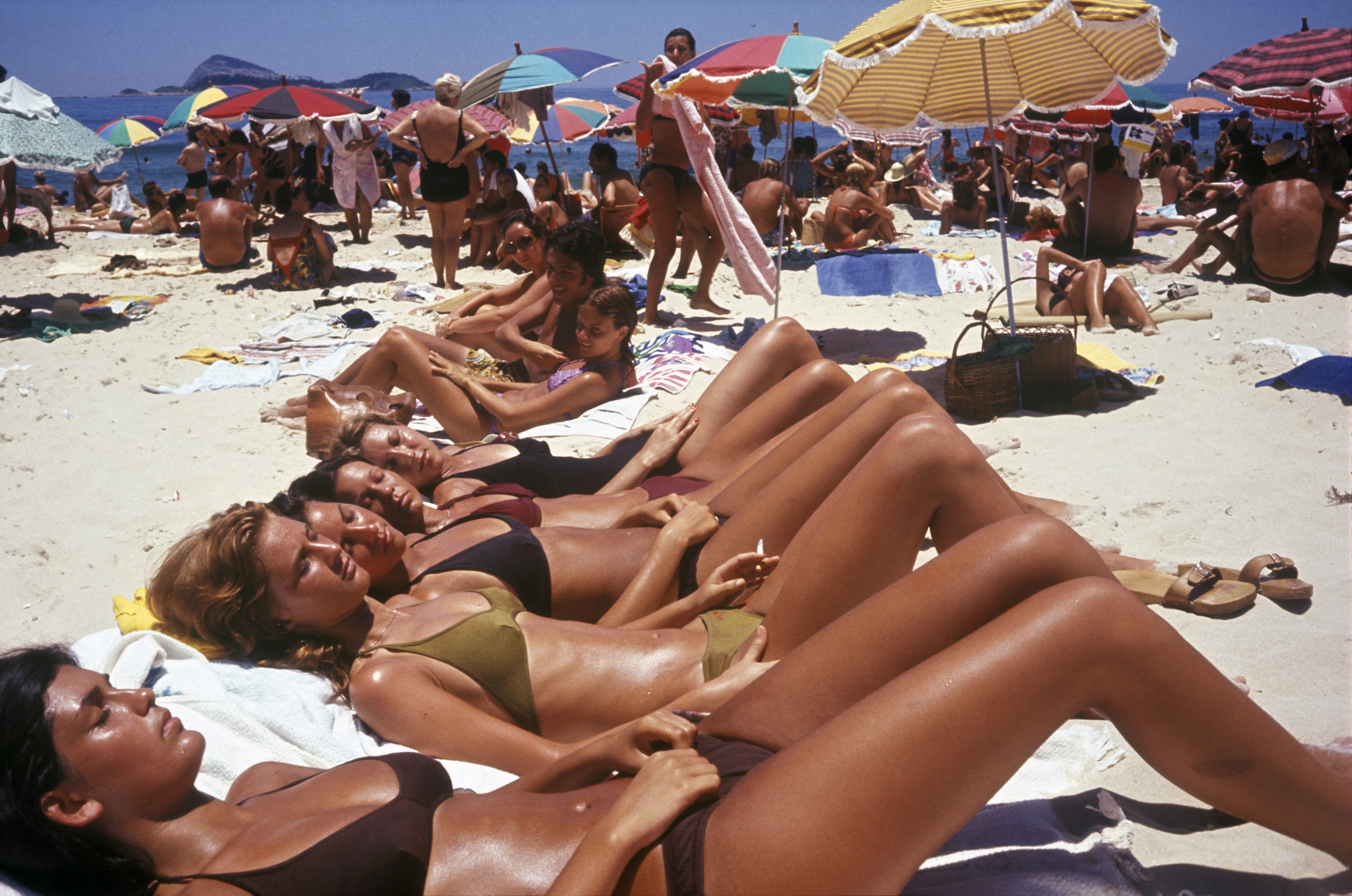 Plaża w latach 70.