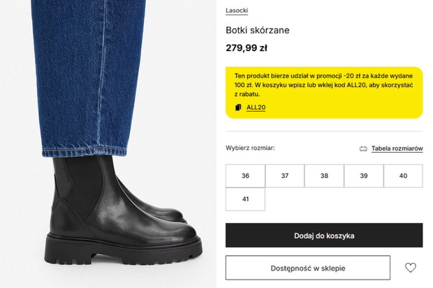 Skórzane botki Lasocki z CCC 