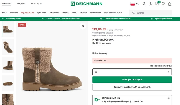 botki z Deichmann