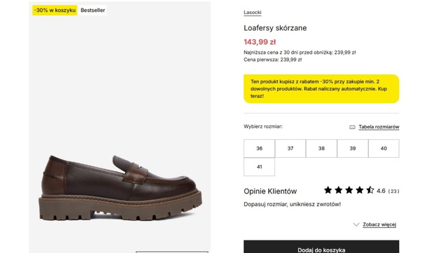 Loafersy Lasocki z CCC 