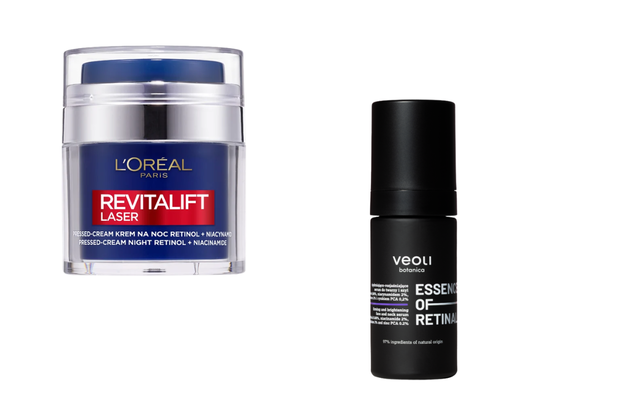 Krem i serum z retinolem
