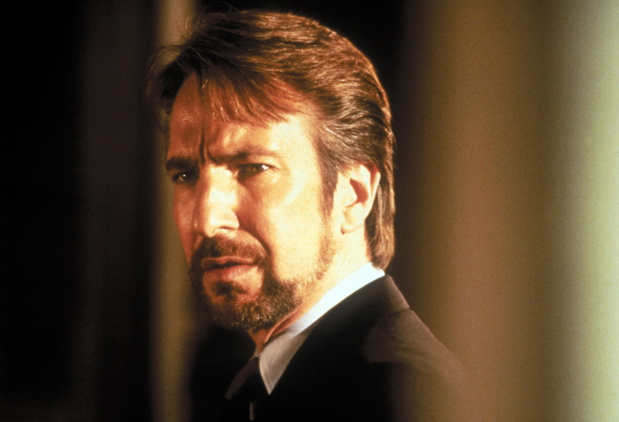 Alan Rickman jako Hans Gruber w 