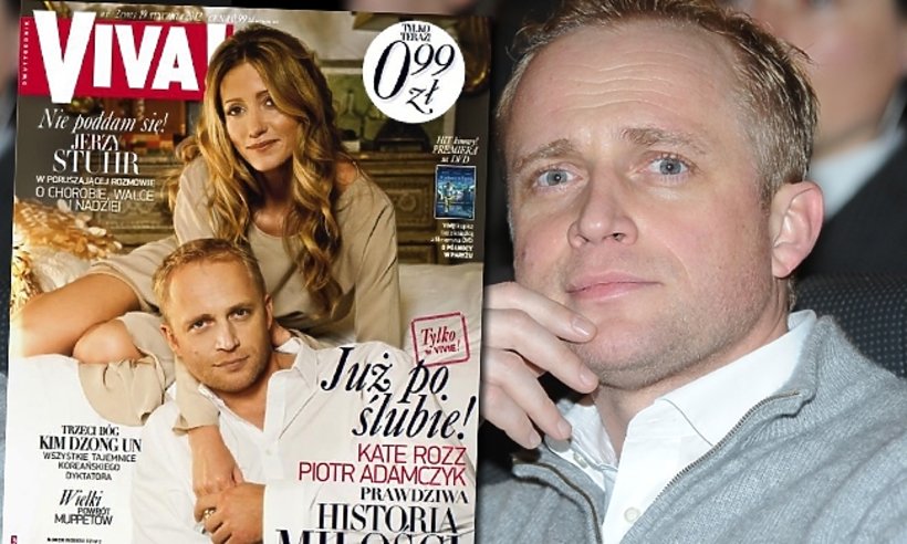 Piotr Adamczyk żałuje okładki Vivy z Kate Rozz