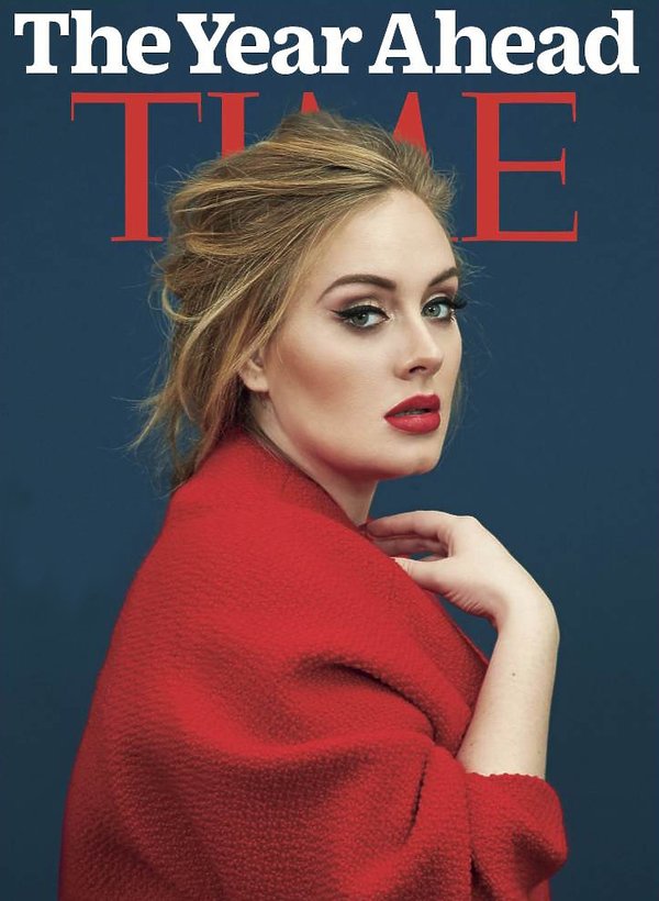 adele na okładce "Time"