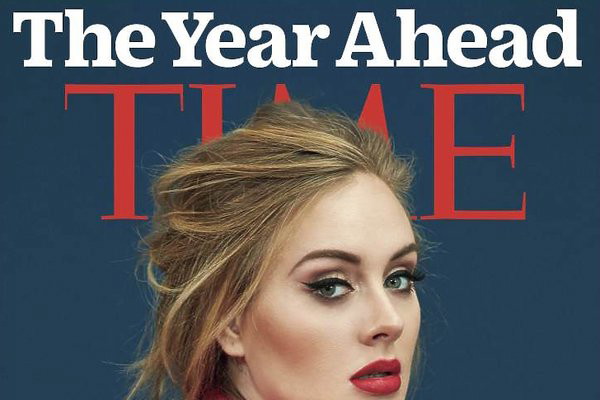 adele na okładce "Time"
