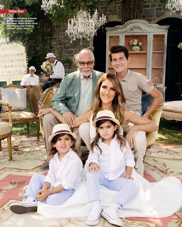 Celine Dion z rodziną, "Viva!" wrzesień 2014